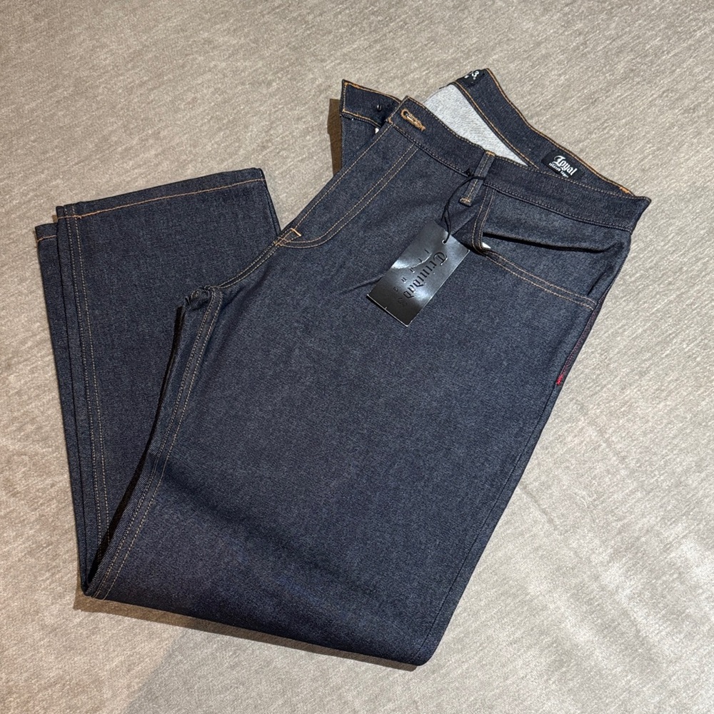 Trinidad Loyal Men's Slim Straight Jeans - Dark Blue - Made in USA